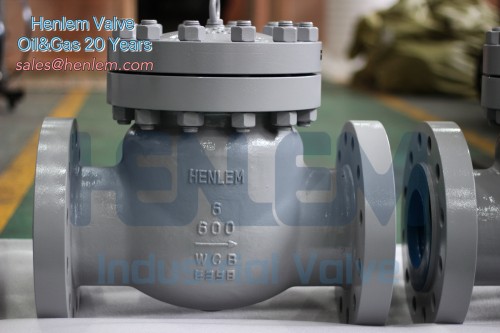 High pressure swing check valve Carbon Steel STL Trim