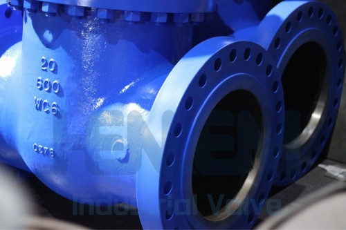 ANSI Standard WC6 High Temperature Gate Valve Flange End With Gear Box Operation