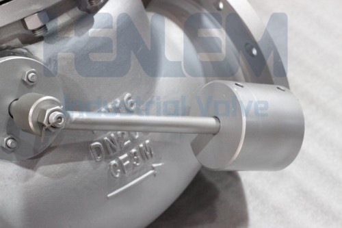 DN200 PN16 Stainless Steel CF3M Swing Check Valve With Counter Weight